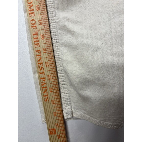 Anthropologie Women’s Carpenter Herringbone Cream Pants High Rise Sz Petite 27 - Picture 9 of 13